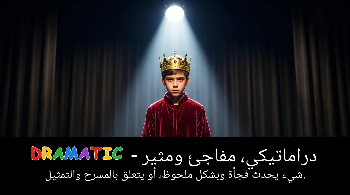 Arabic Illustration for dramatic